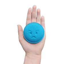 3D Printed Angry Emoji Bath Bomb Mold