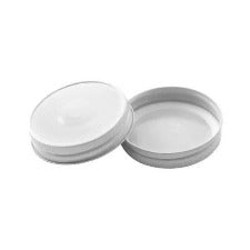 Plastisol CT Lid - White Button - 70/450