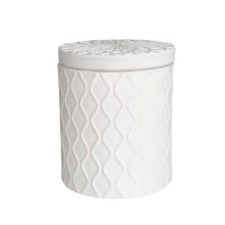 Ripples Candle Vessel - White