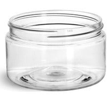 Shallow Clear PET Jar - 4oz