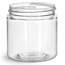 Single Wall Clear PET Jar - 4oz
