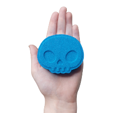 3D Printed Cartoon Skull Bath Bomb Mold