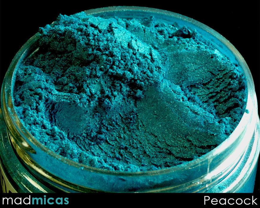 Peacock Turquoise Teal by Mad Micas