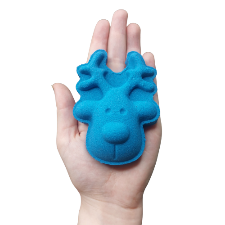 3D Printed Reindeer 2 Bath Bomb Mold