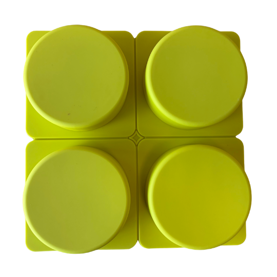 4 Cavity Round Silicone Mold