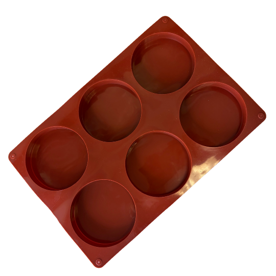 6 Cavity Round Silicone Mold