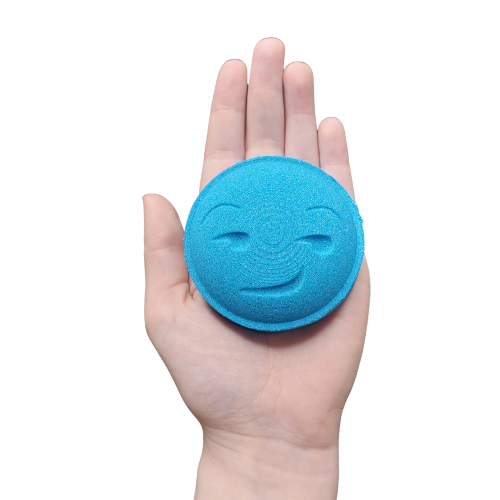 3D Printed Smug Emoji Bath Bomb Mold