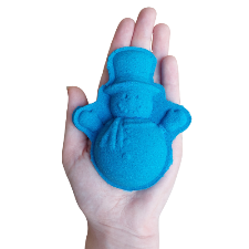 3D Printed Snowman Bath Bomb Mold