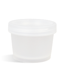 Plastic Pot & Lid Set - Natural - 100 ml
