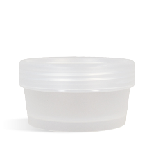 Plastic Pot & Lid Set - Natural - 50 ml