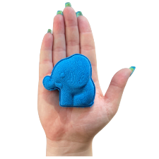 3D Printed Baby Elephant Bath Bomb Mold
