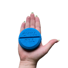 3D Printed Chill Pill Bath Bomb Mold