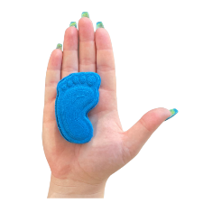 3D Printed Footprint Bath Bomb Mold