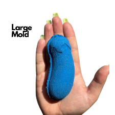 3D Printed Eggplant Bath Bomb Mold