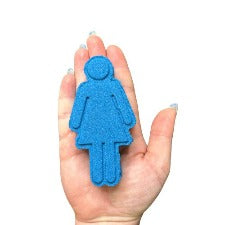 3D Printed Washroom Woman Bath Bomb Mold