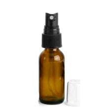 Amber Glass Bottle with Mister - 30ml