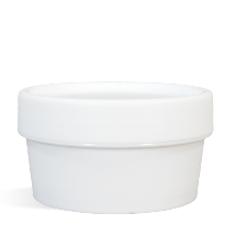 Plastic Pot & Lid Set - White - 50 ml